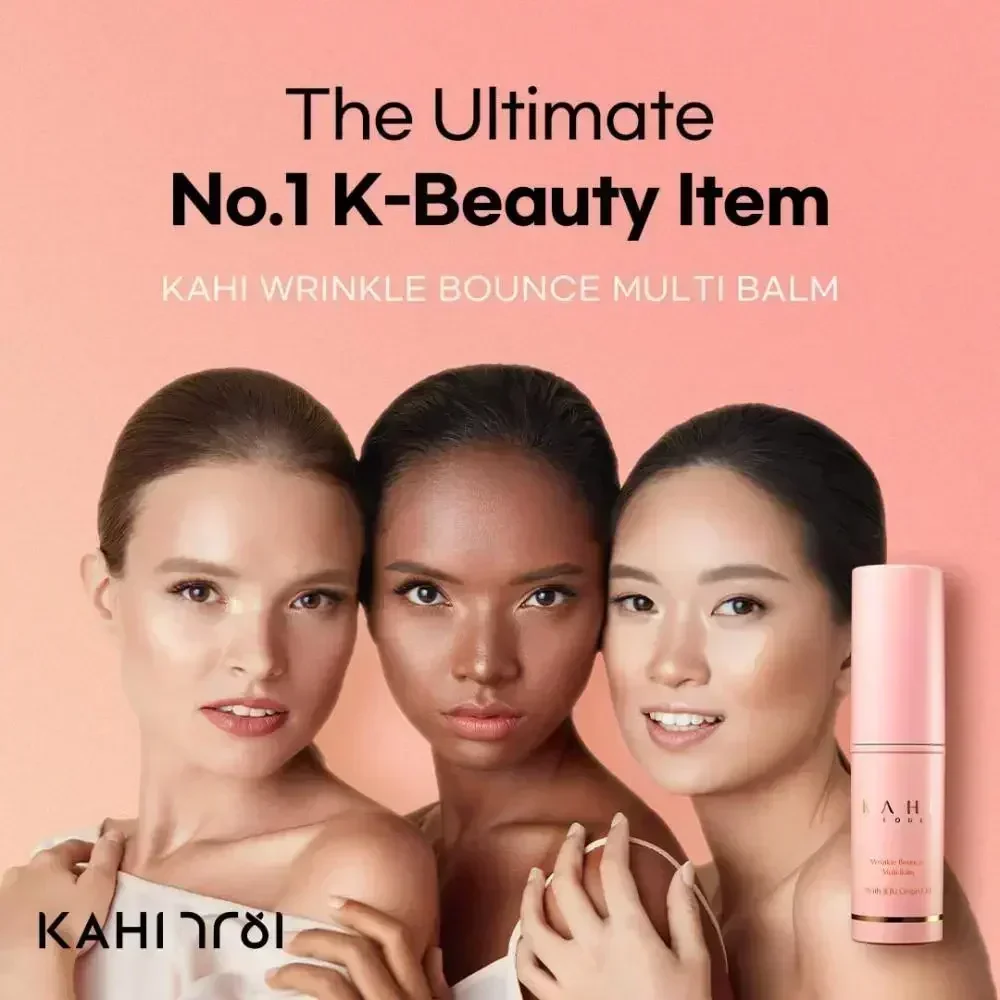 Korean Bounce Multi Balm Collagen Pink Stick 9g Deep Moisturizing Multi Cream Hydrated Skin Care 6