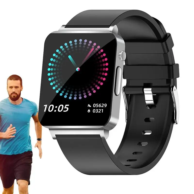 

Smart Watch Blood Glucose Monitor Non-Invasive LED Display Fitness Watch Blood Sugar Test Heart Rate Sleep Monitor Pedometer