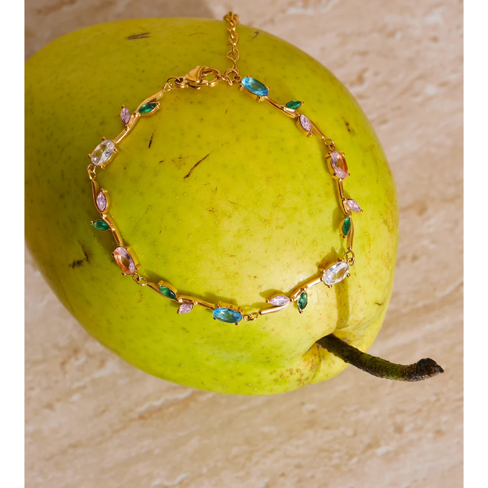 Yhpup Bracelet Cubic Zirconia