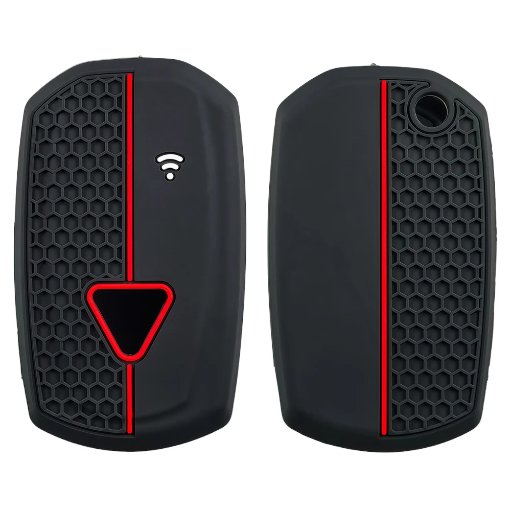 Silicone Motorcycle Key Cover for Triumph Speed Triple XC XE Scramble 1200 Rocket III Key Case Holder Keychain