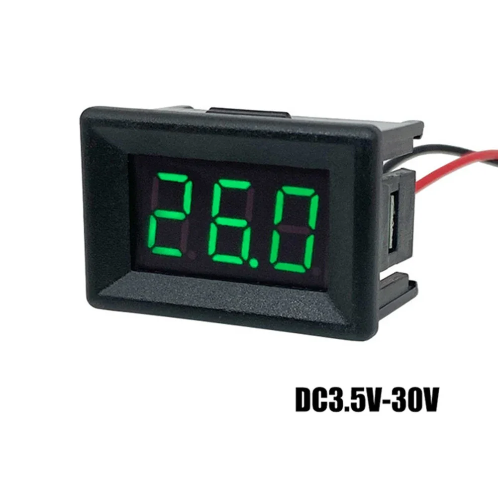 10-1 قطعة الفولتميتر تستر 0.36 بوصة DC0-30V 3 بت ا...