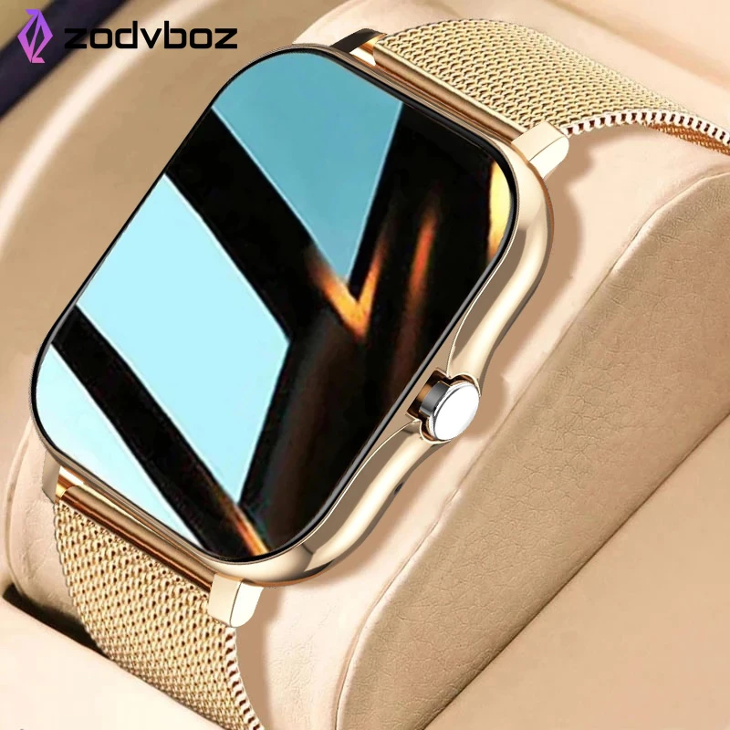 2022 New Women Smart watch Men 1.69" Color Screen Full touch Fitness Tracker Men Call Smart Clock Ladies For Android IOS+BOX
