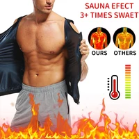 Réducteur d'abdomen pour hommes, modelant le corps, favorise la sueur, gilet de Sauna, Fitness, entraîneur de taille, ventre, amincissant, brûleur de graisse, haut Corset 4