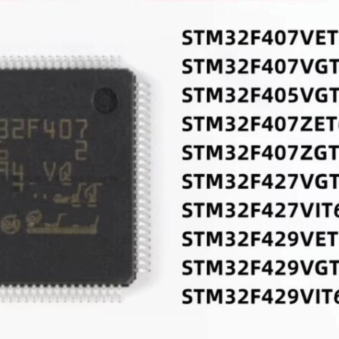 

5 шт./лот STM32F407VET6 STM32F407ZET6 STM32F407ZGT6 STM32F407VGT6 STM32F407IGT6 VGT6 ZET6 IGT6 IGH6 32-битные чипы