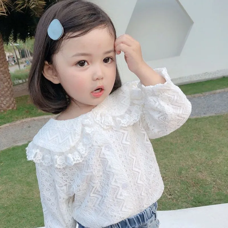 T-shirts, hauts et chemises blanches polyester pour fille de 2 à 16 ans