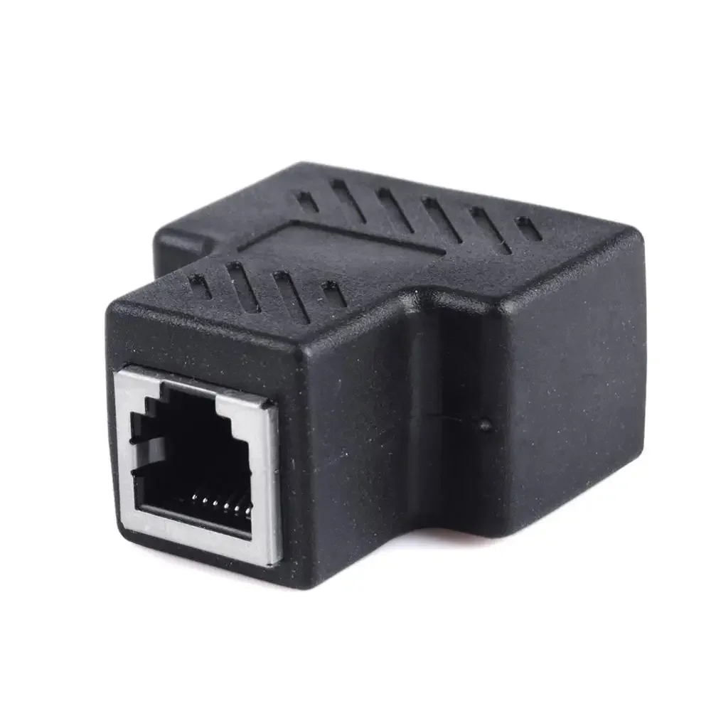Sıcak RJ11 6P6C 6P4C 6P2C Dişi Kadın 1 ila 2 Splitter PCB Bağlantı Çıkışı Telefon Kablosu Adaptörü