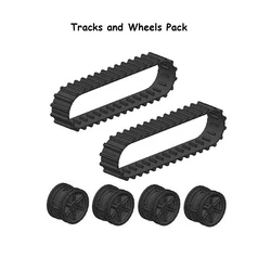 Advanced Technical Tracks and Wheels Set with Gears and Axle System (Track Wheel)
