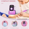 40000RPM Nail Drill Machine Electric Portable Nail File Rechargeable Nail Sander With Base for Gel Nails Polishing Home Manicure 5