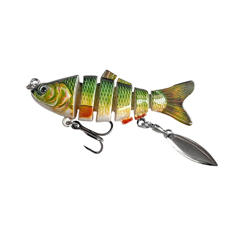 Mehrteiliger Swimbaits Balam 70MM Angelköder Gelenkiger Harter Köder Schwimmend Sinkend Mini Glide Bait für Barsch und Hecht – Detail 8