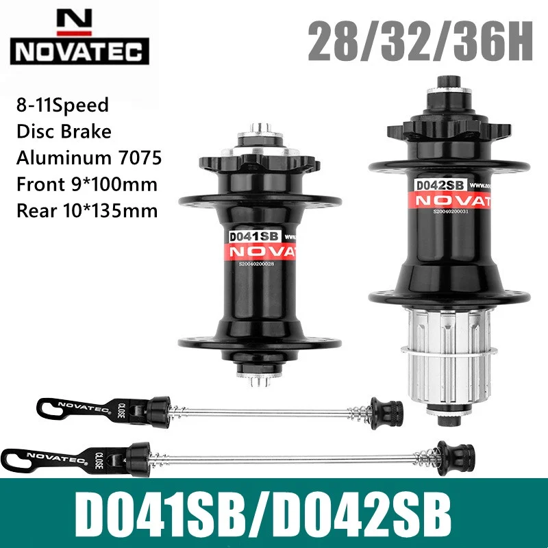 Mozzo anteriore Novatec D041SB-15 - Negozio