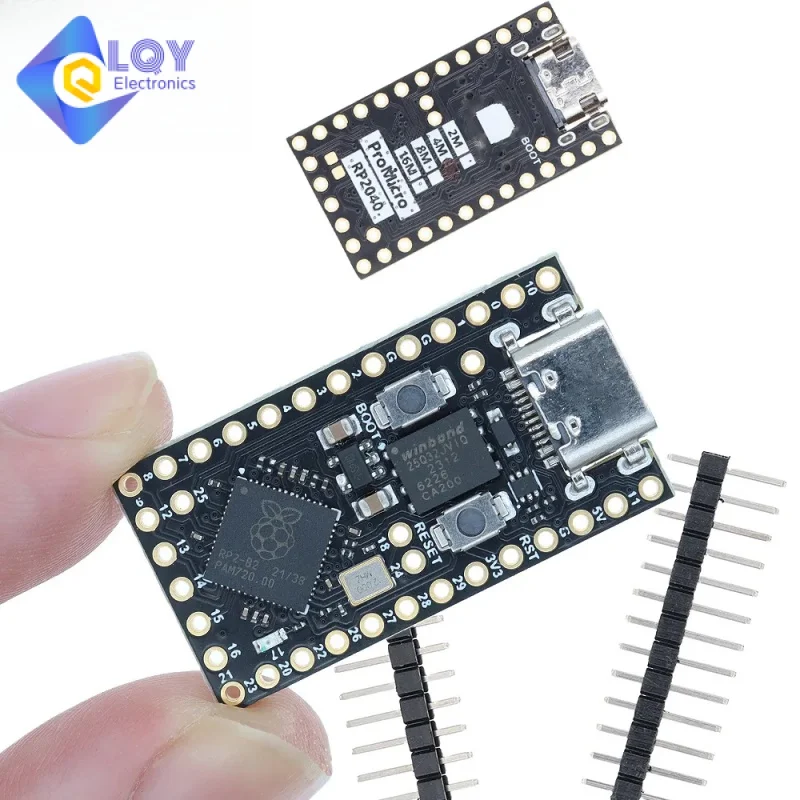 Lqy Rp2040 Pro Micro Raspberry Pi Pico Development Board Dual-Core Supporta Mciro Python
