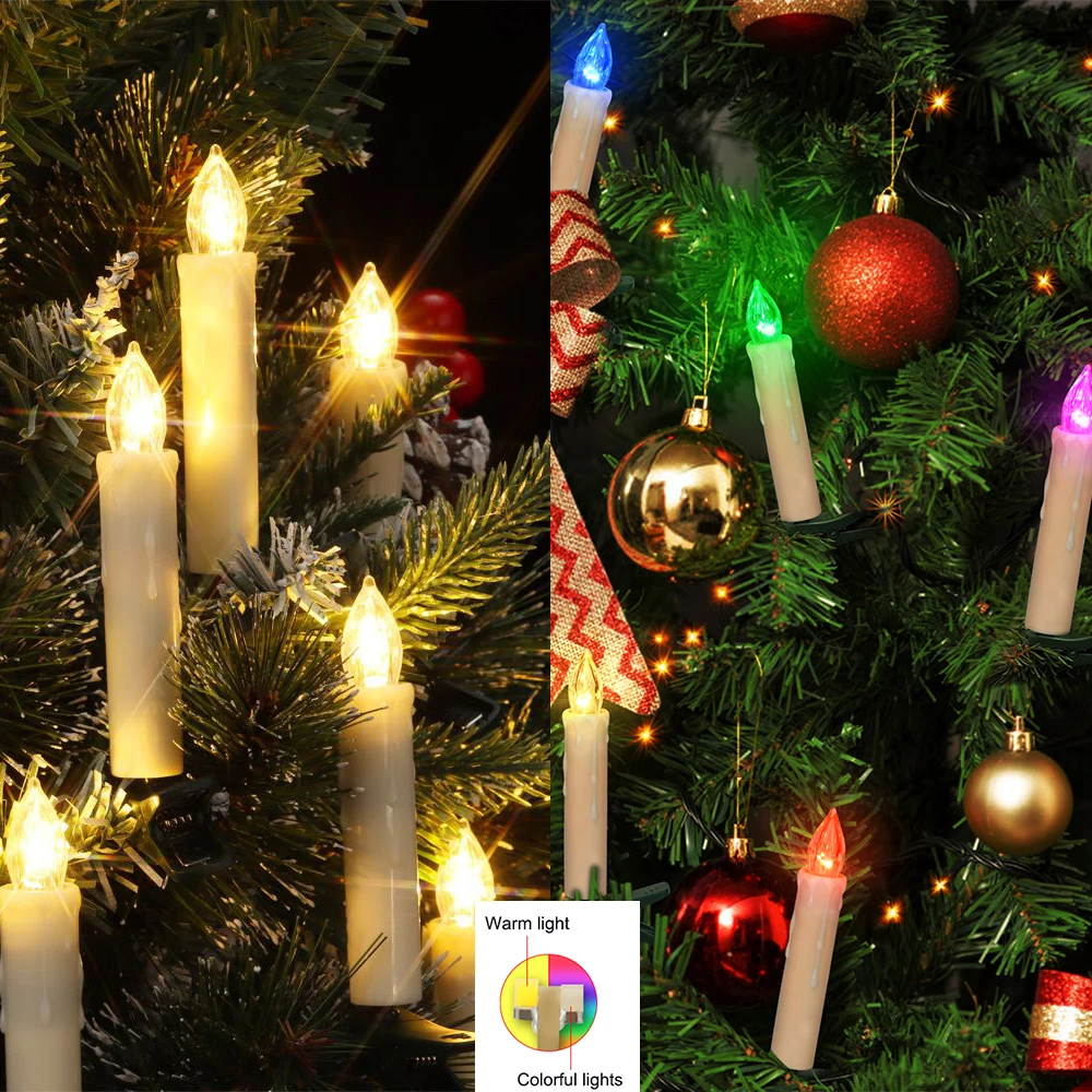 Bougie LED électrique en forme de larme pour sapin de Noël, minuterie,  flamme scintillante, Halloween, décoration d'intérieur, ci-après les,  nouveau - AliExpress