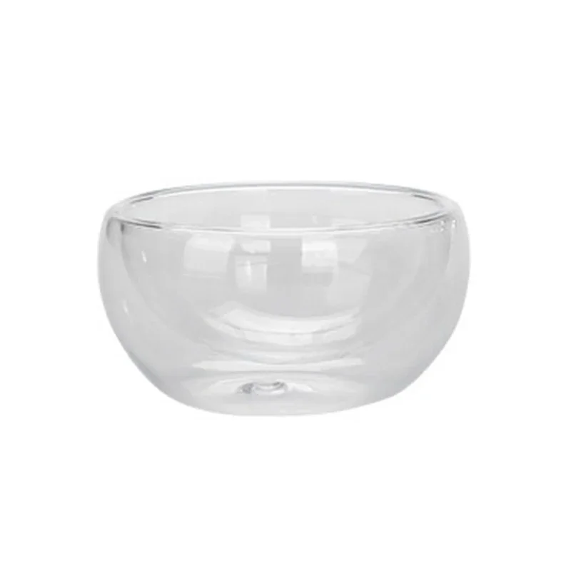 Double Layer Glass Tea Cup Set Transparent Drinkware