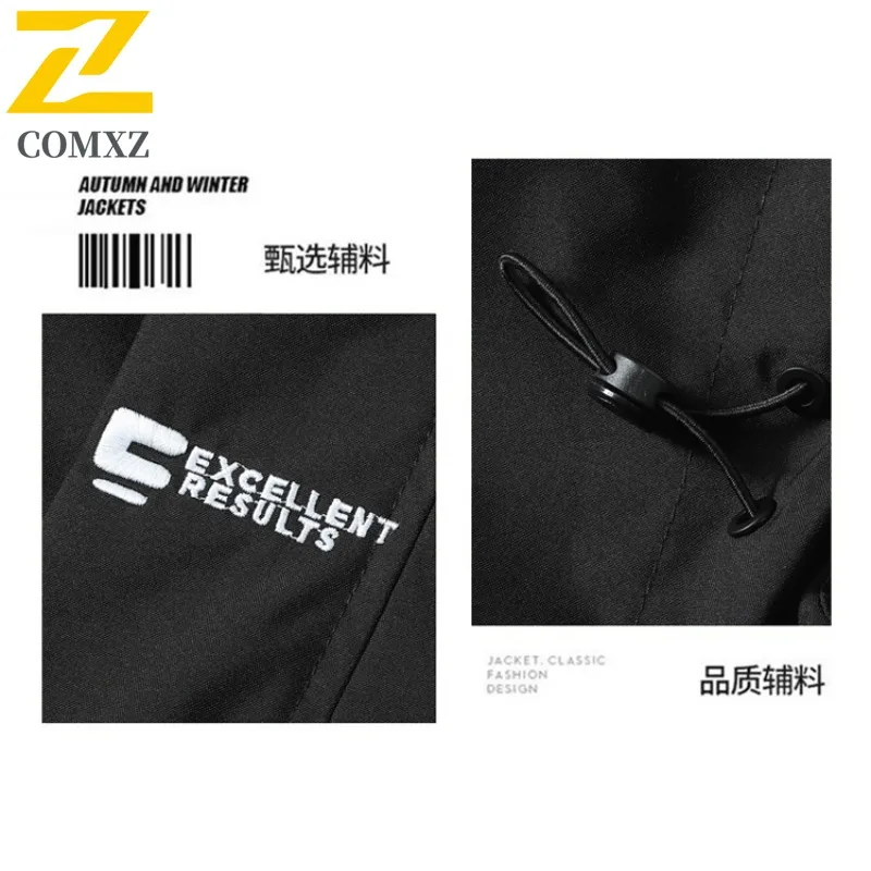 EiAO Windbreaker Couple's  Waterproof Windproof Loose Fit Hiking Coat for Camping Fishing Spring Autumn Outdoor Wear Jackets