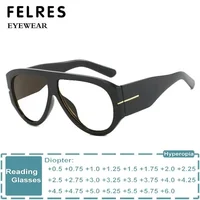 Lunettes de lecture surdimensionnées tendance pour hommes et femmes, lunettes anti-lumière bleue, rivets, lunettes de presbytie, loupe optique 1