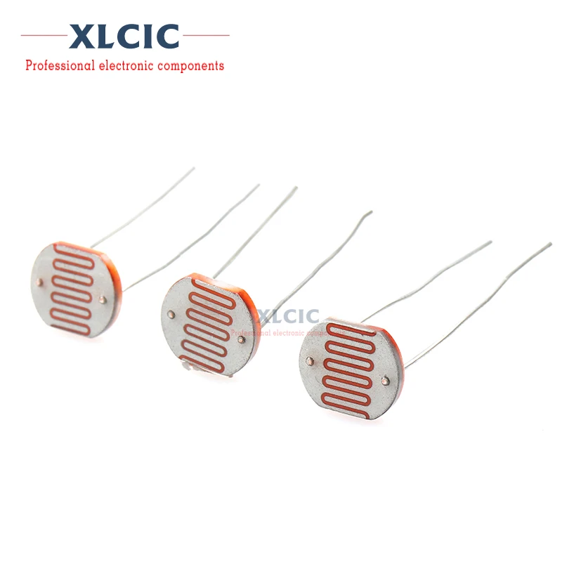 

20PCS GL5506 GL5516 GL5528 GL5537 GL5539 GL5549 Photoresistor Light-dependent Resistor LDR Light Detection Switch Sensor 5mm