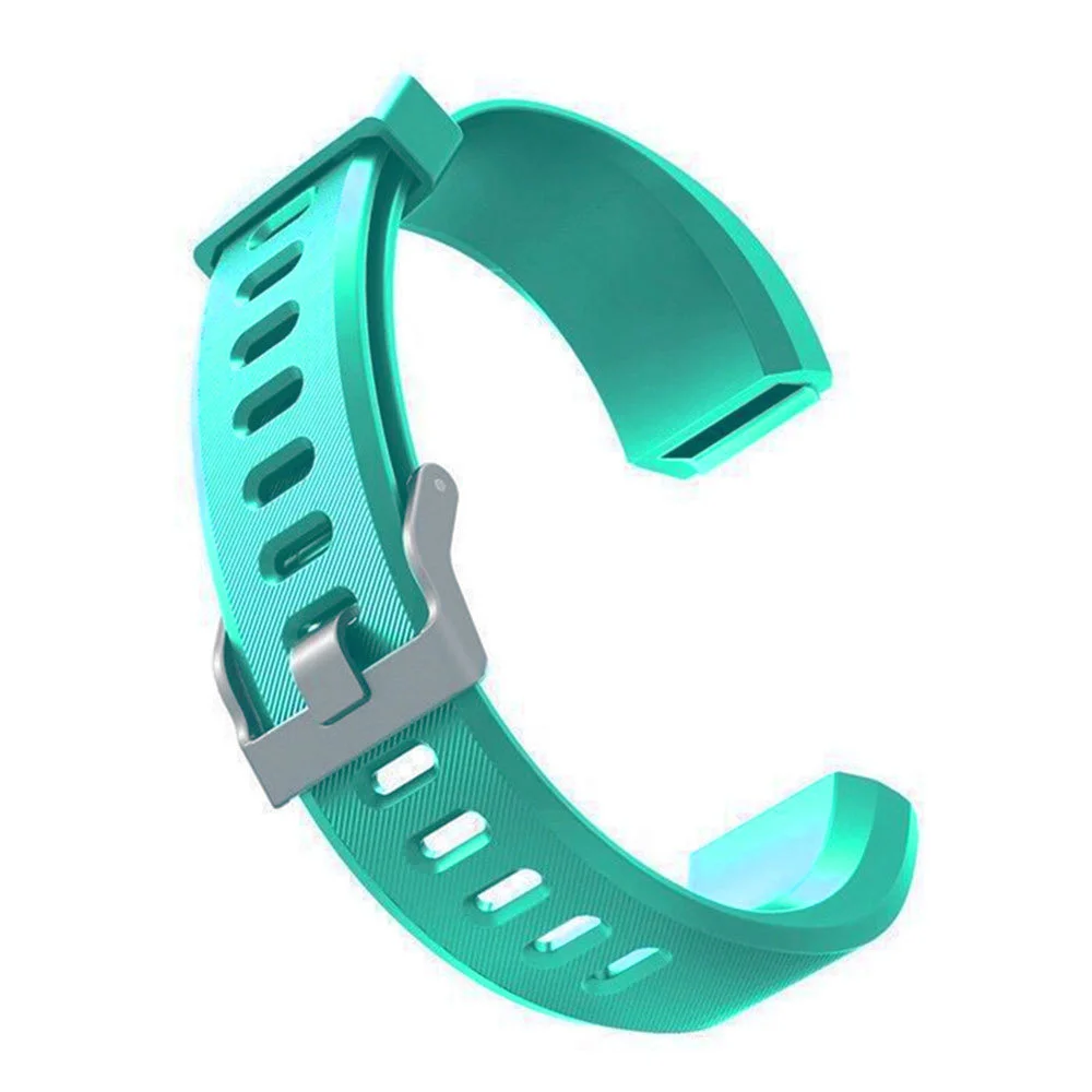Smart Watch Band For ID115 PLUS HR Silicone Strap Silicone Watch Band Sport Metal Buckle Strap Wrist Replacement Color