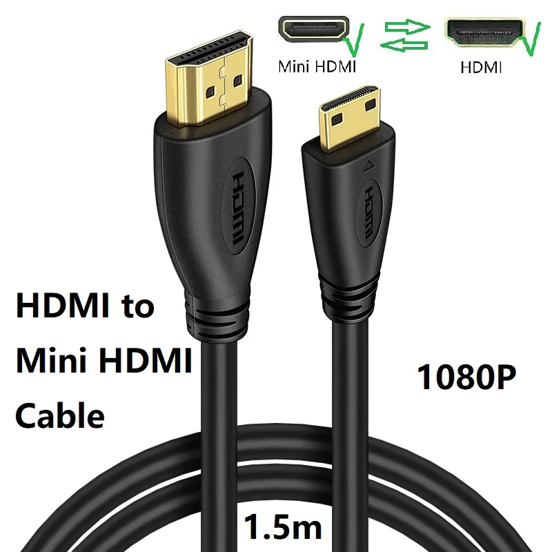 High-Speed Bi-Directional 4K 60Hz Mini HDMI to HDMI Cable