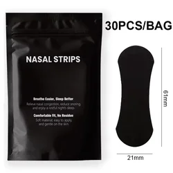 Breath Nasal Strips - Anti-Snoring Sleep Aid for Enhanced Sleep Quality (Black)