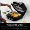 7-in-1 Indoor Grill/Griddle Combo, use Opened or Closed, Air Fry, Dehydrate & More, Pro Power Grate, Flat Top, Crisper, Black 4