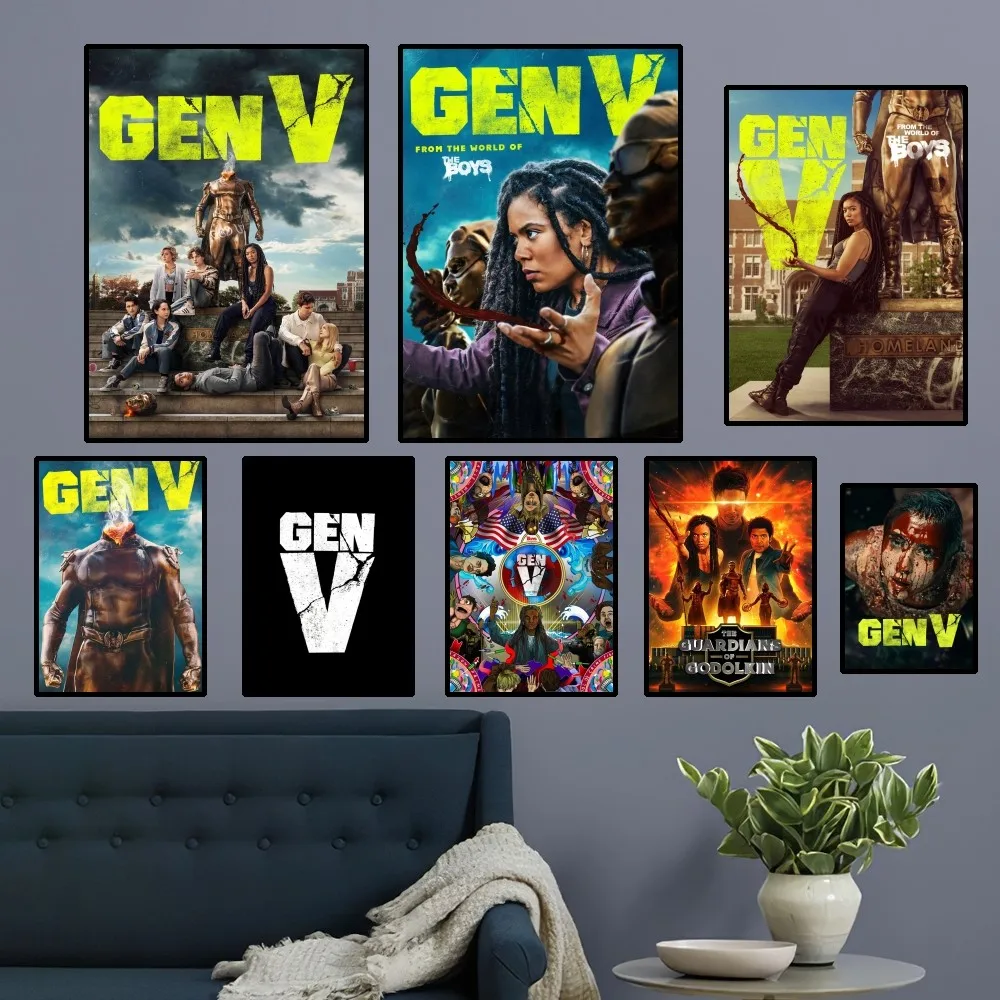 G-Gen V Hot Moive Poster Home Room Decor Estetica Art Wall Painting Stickers