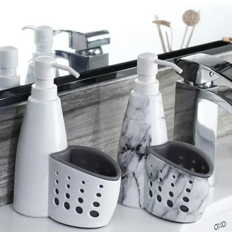 Soap Dispenser Multifunction Liquid Dispenser Home Detergent Storage Box Sponge Drain Rack Container