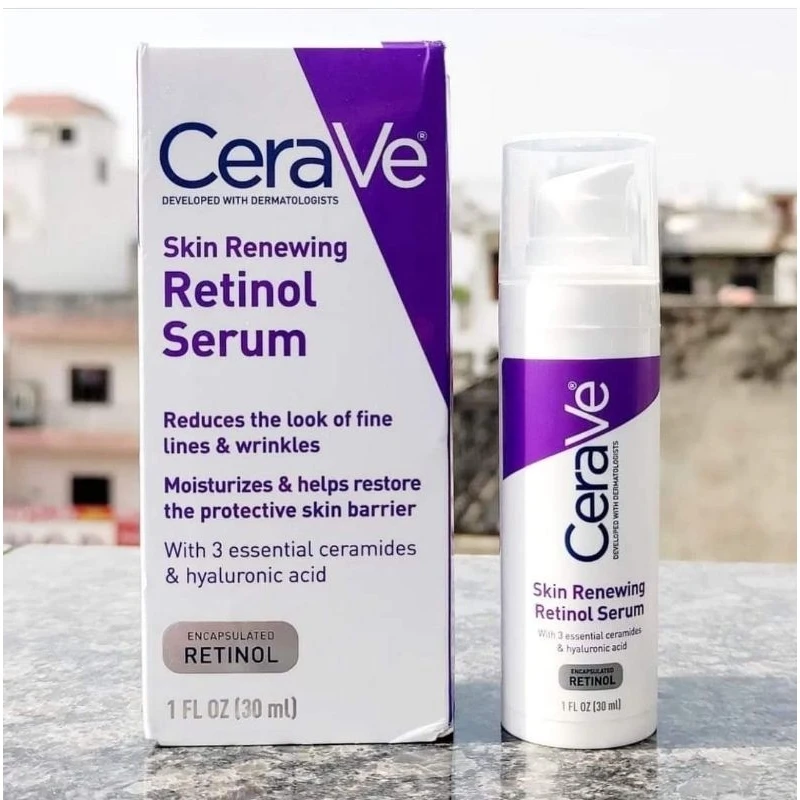 CeraVe suero Retinol renovador de la piel, exfoliante nocturno