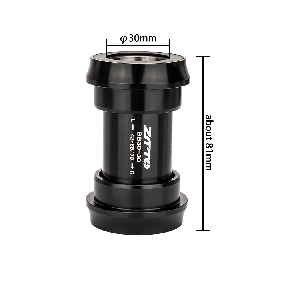 Description Picture 5 of itemZTTO Bicycle BB30 30mm Thread Lock Bottom Brackets Bearings Press Fit BB Bike BB386 Crankset Chainset φ42mm 68/73mm Frame Shell