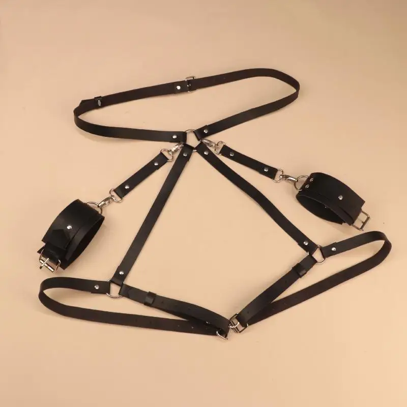 Verstellbare Fesseln Aus Kunstleder Für Rollenspiele Im Bett_voghion.com