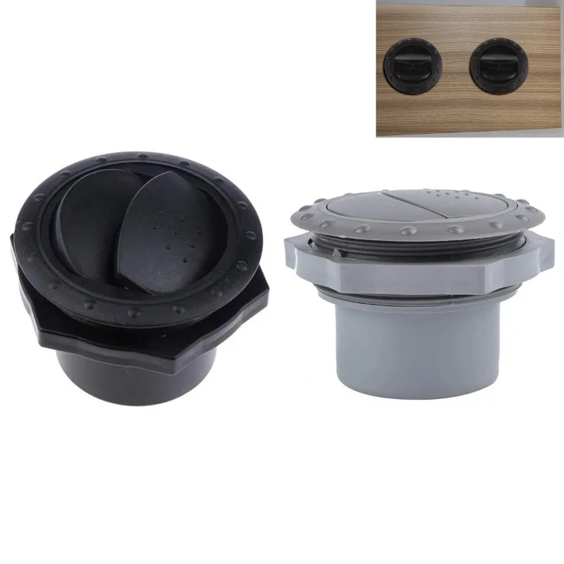 Plástico Caravana Ventilação Lâmina Barco Vent Grill Tampa Closeable Rotatable Air Outlet Vent Telhado Ventilação Abertura Carro rv 1pc