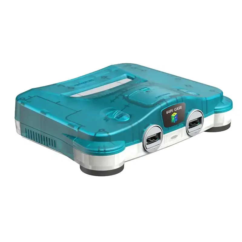 Retroflag N64-Inspired Gaming Case with Dual USB Ports, SD Card Storage, Safe Shutdown and Reset Features