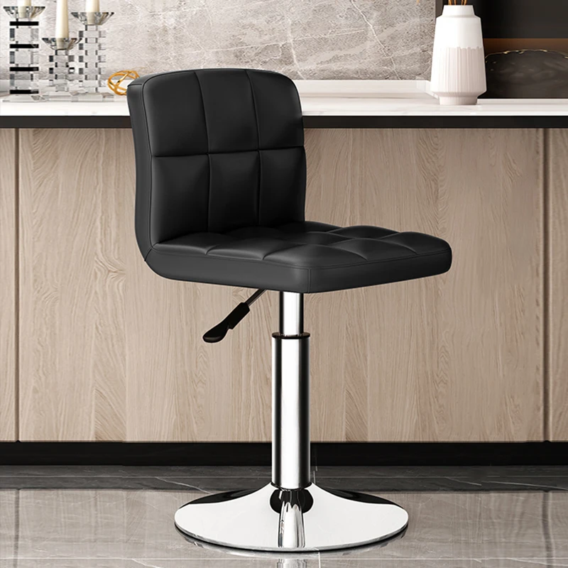 Adjustable Swivel Bar Chair Barstool Square Makeup Artist Mainstays Bar Stool High Table Salon Cadeira Ergonomica Home Furniture