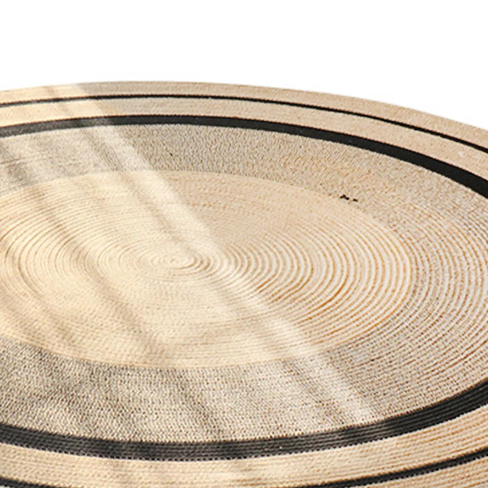 Floor Mat Area Rug Non Slip Farmhouse Rug Decors Floor Rug Round Handwoven Carpet for Dining Room, Nursery, High Traffic Areas