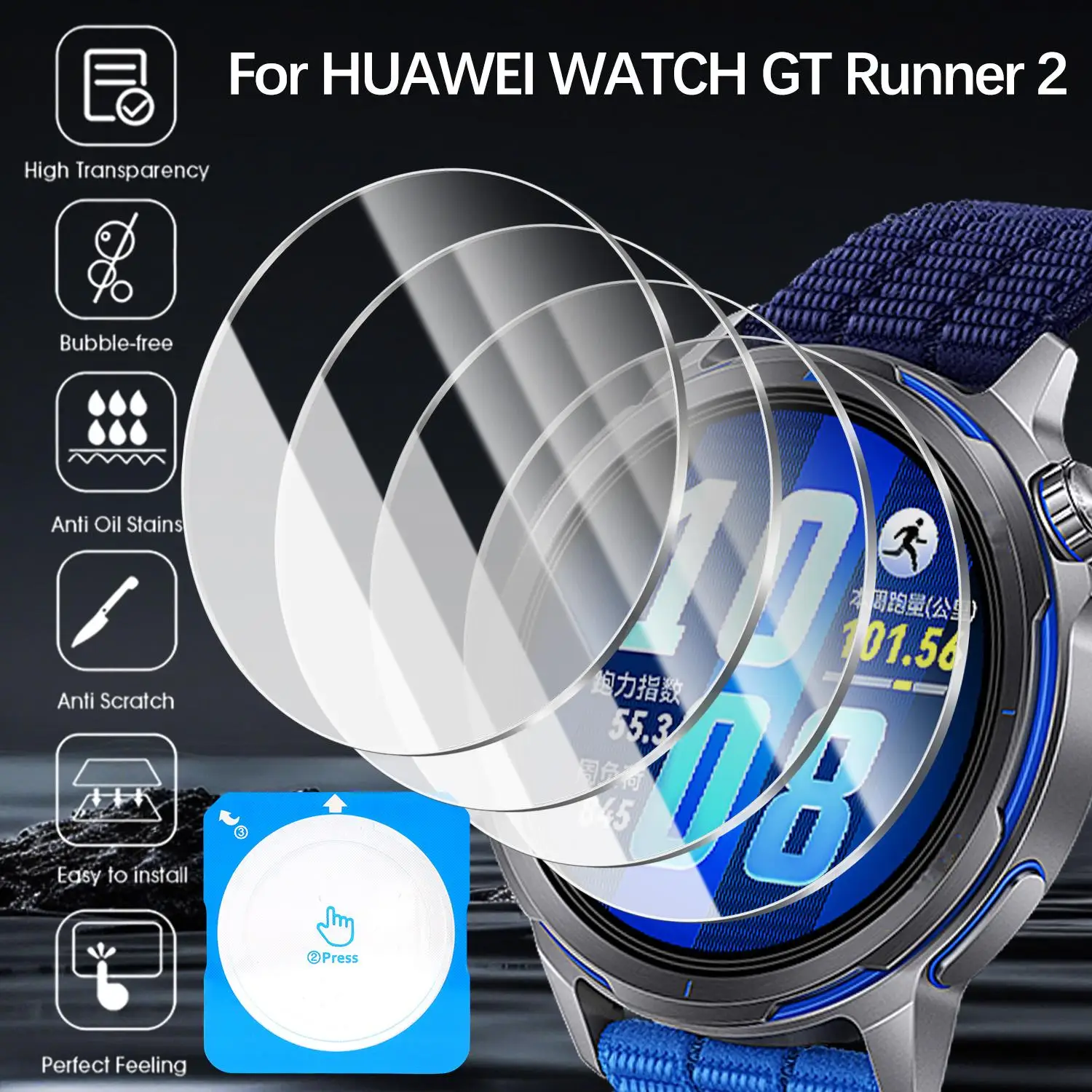Premium Tempered Glass Screen Protector with Auto-Alignment Installation Kit