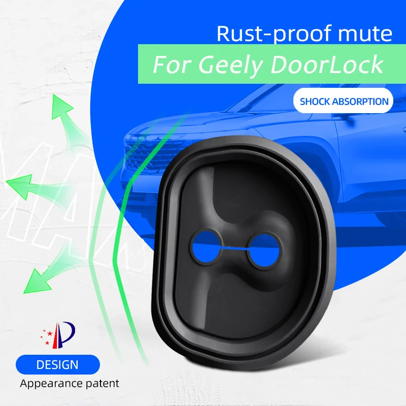 

Auto Car Door Lock Protect Cover Emblems Case Stainless Steel Decoration For GEELY 2023 boyue L Galaxy L7 Accessories