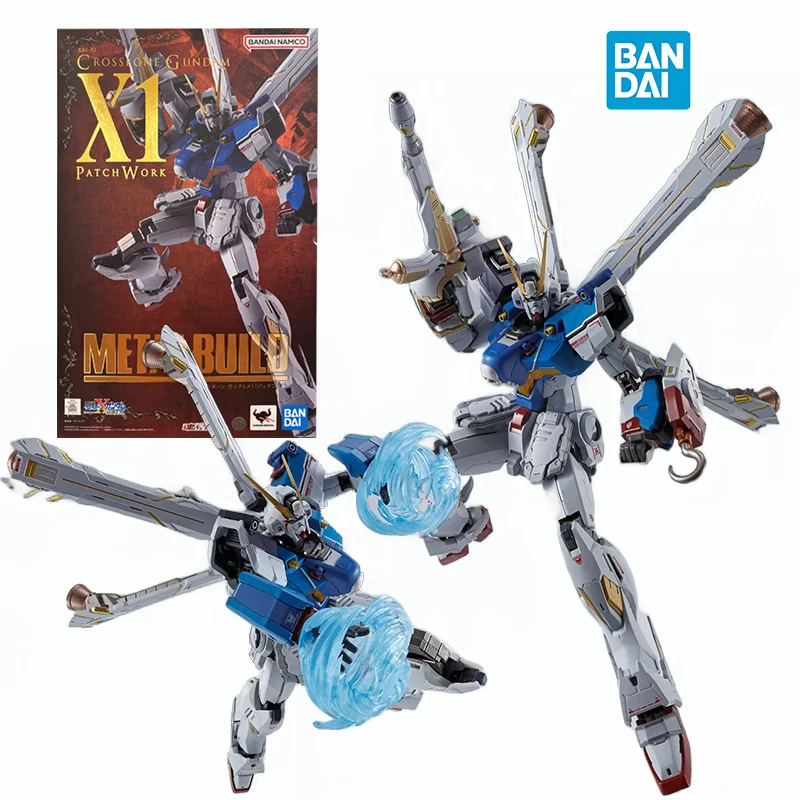 

Bandai Namco металлическая фигурка MB Crossbone Gundam X1 в стиле пэчворк, 18 см, Оригинальная фигурка модели Gundam, набор игрушек, подарок, коллекция