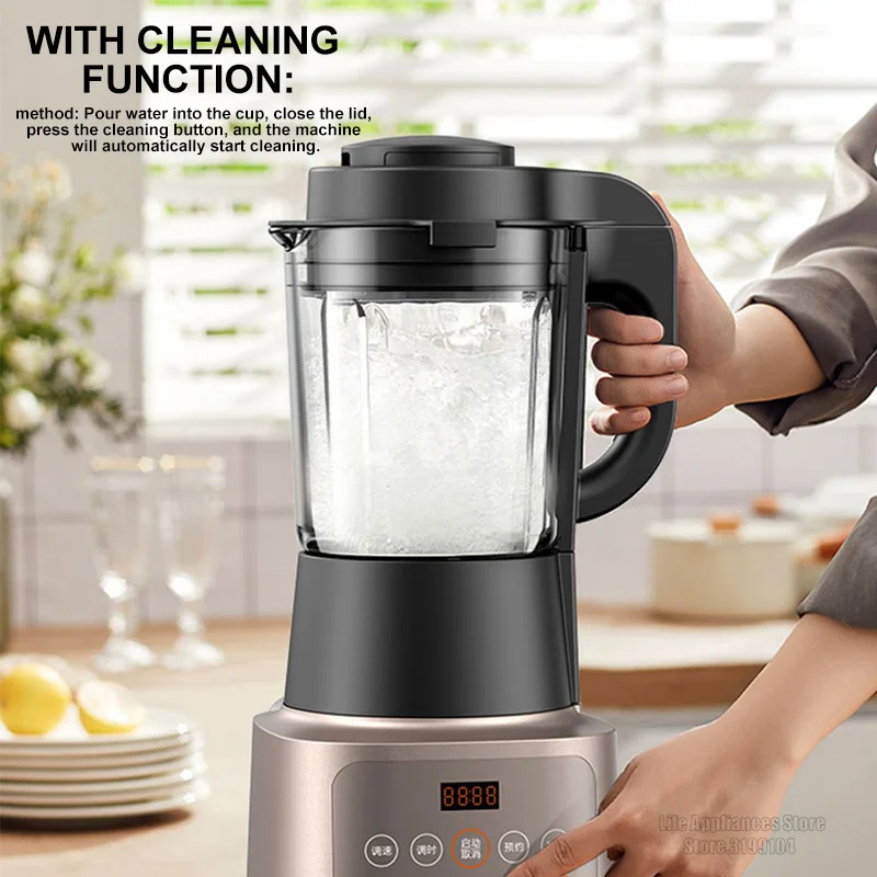 BioloMix 1.75L Glass Jar Digital Cooking Blender Hot Soup Maker Mixer  Juicer Food Grinder Processor With Heating Function - AliExpress