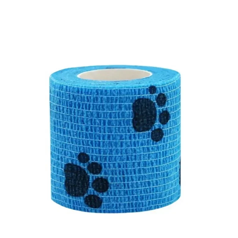 Self-adhesive Elastic Bandage for Pet Nonwoven Bandage Cover Protector Dog Outdoor Retractable Sports Tape Self Adherent