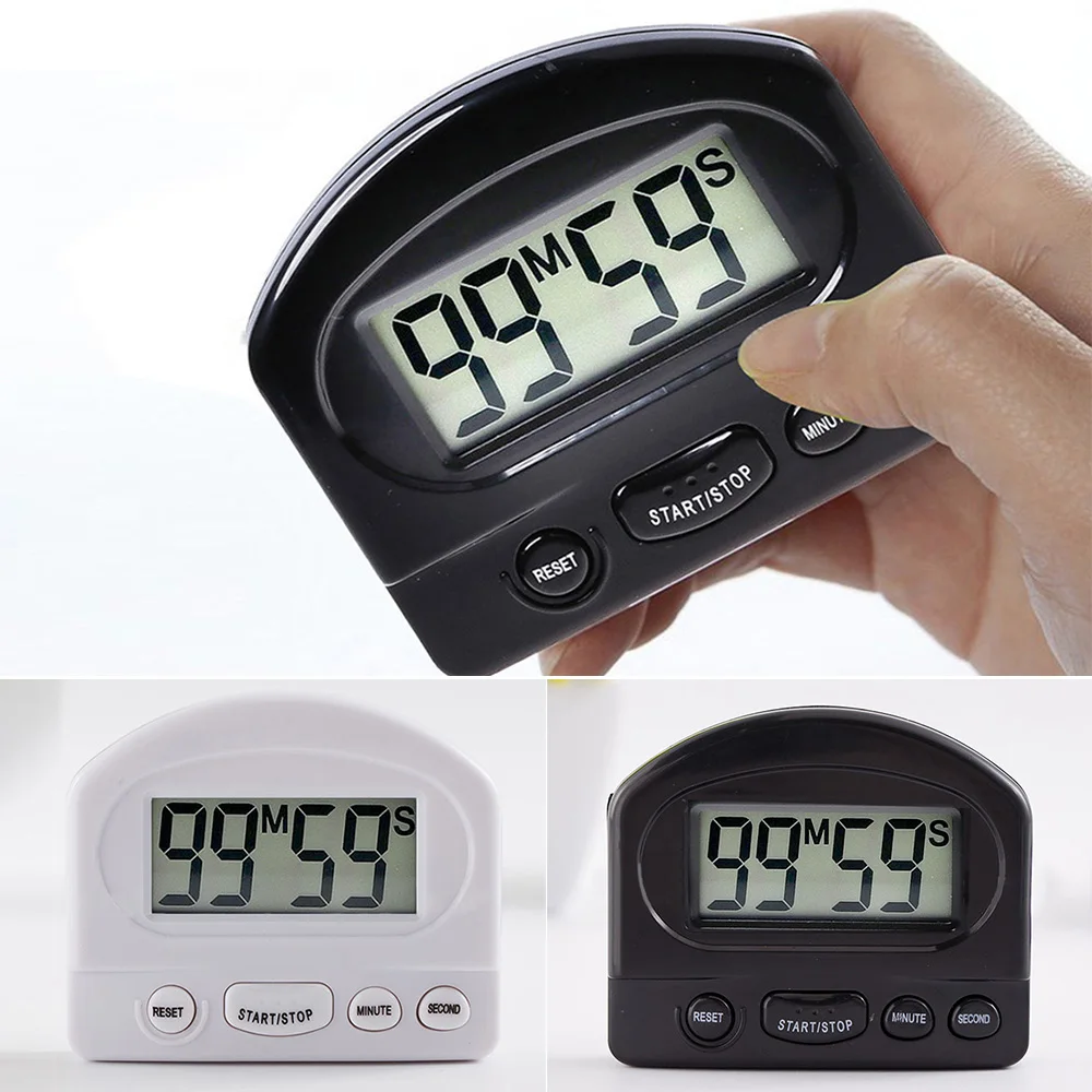 

Kitchen Timers Home Count Down Kitchen Timer LCD Chef Mini Digital Display Screen Tools Minutes Cooking Seconds 4 Button Reset