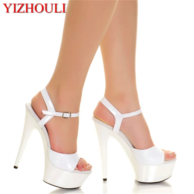 

6 inches, stylish platform heels, 15cm sexy stage party pole dancing, women's dance shoes