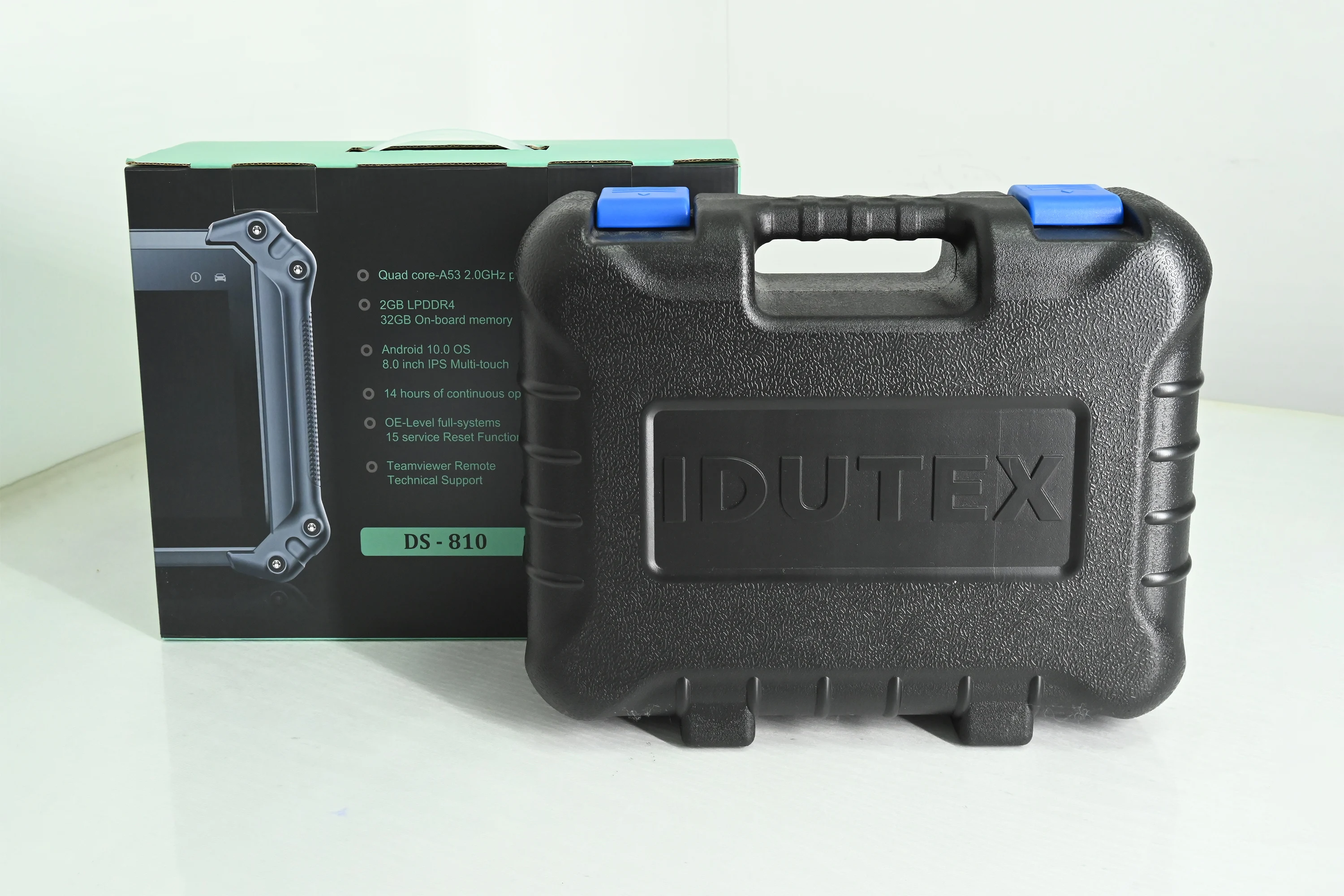 Idutex 소형 자동차 컴퓨터 진단 키트, DS810, 모든 차량용 블루투스 스캐너 2 개