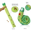 Dog Puzzle Feeder Interactive Toy Indestructible Plush Sound Squeak Puppy Toys For Resistant Foldable Snail Dogs Pet Supplies 2