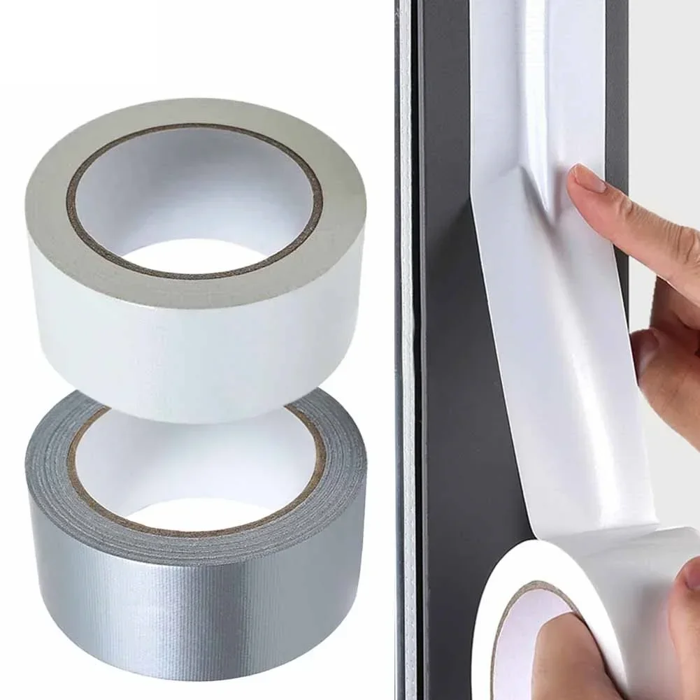 Adhesive Tape Waterproof Tape Adhesive Sealing Strips Sealing Tape Adhesive Seal Strip 1PCS 5M Windproof Waterproof Tape 5cm*5m White Seal Strip Corners Adhesive Plaster Bedroom Home Supplies Kitchen Accessories