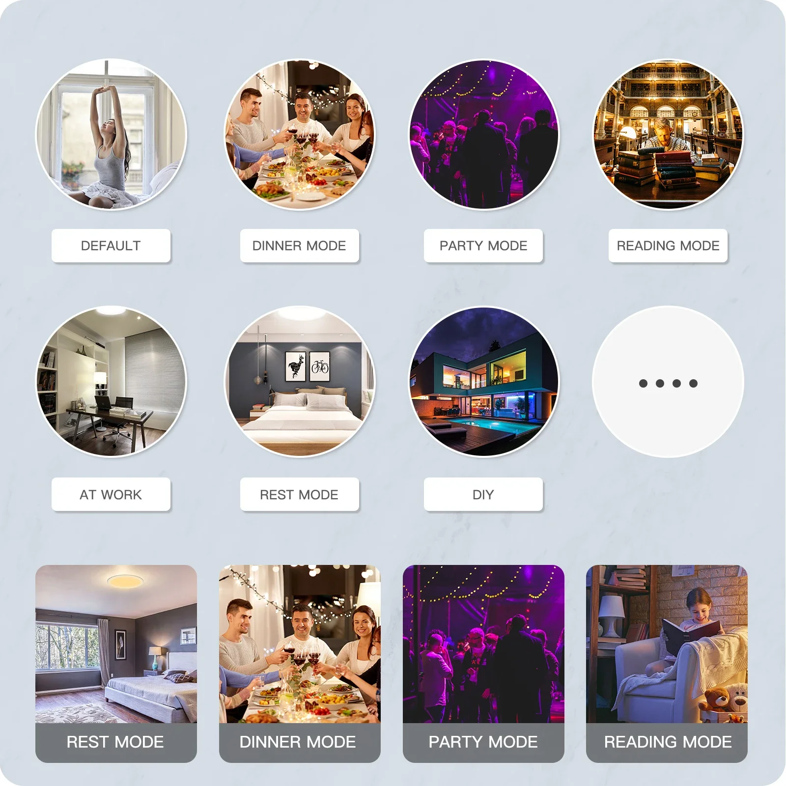MOES WIFI Ceiling Light Smart LED Lamp RGB Dimmable luminaire ultrathin Energy-saving TUYA APP Remote Control Voice Google Alexa smart switch,smart light switch,smart led lamp