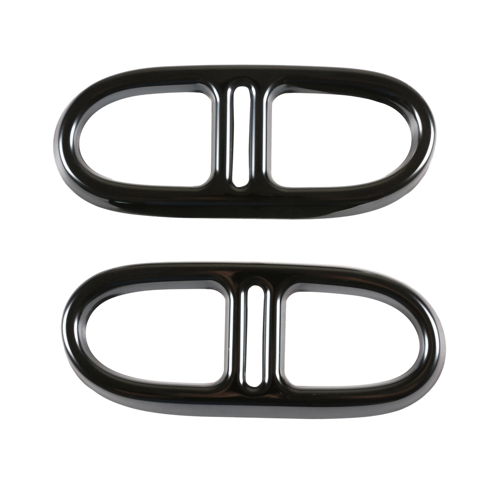 

Car Exhaust Pipe Cover Decoration Rear Dual Muffler Trim Tail Throat Frame for Mercedes-Benz GLA/GLB 2020-2021