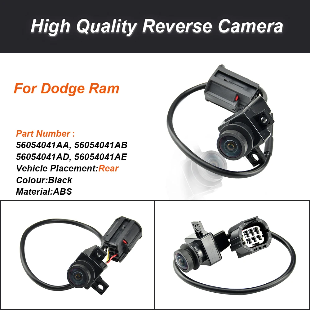 

56054041AD Reversing Camera Rear View For 2009-2012 Dodge Ram 1500 2500 3500