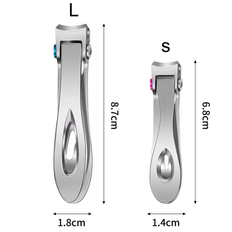 Professional Nail Cutter Stainless Steel Toe Nail Clippers Fingernail Toenail Manicure Trimmer Clippers for Thick Nails nail clipper set,nail clipper,nail care kit,nail scissors set,nail clippers,manicure pedicure kit,manicure set,manicure sets,manicure nail clipper set,nail clippers kit