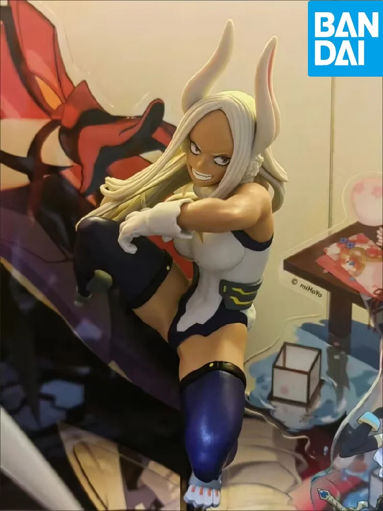 

12cm Original Bandai Banpresto My Hero Academia Miruko Anime Figure Collection Action Figurines Toy Model Statue Gifts New