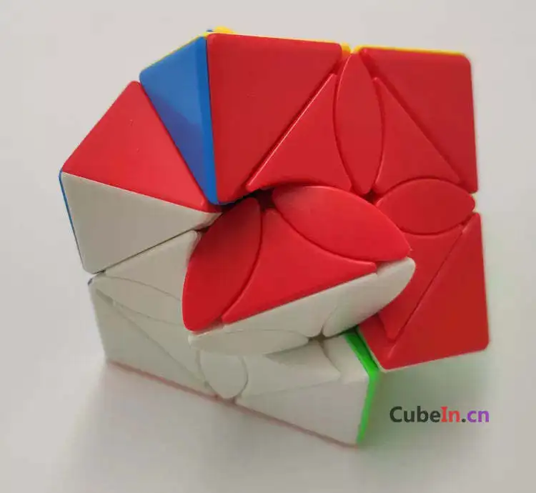 Meilong Maple Leaves Skewb Puzzle Cube Educational Toy Gift Idea X'mas Birthday 3