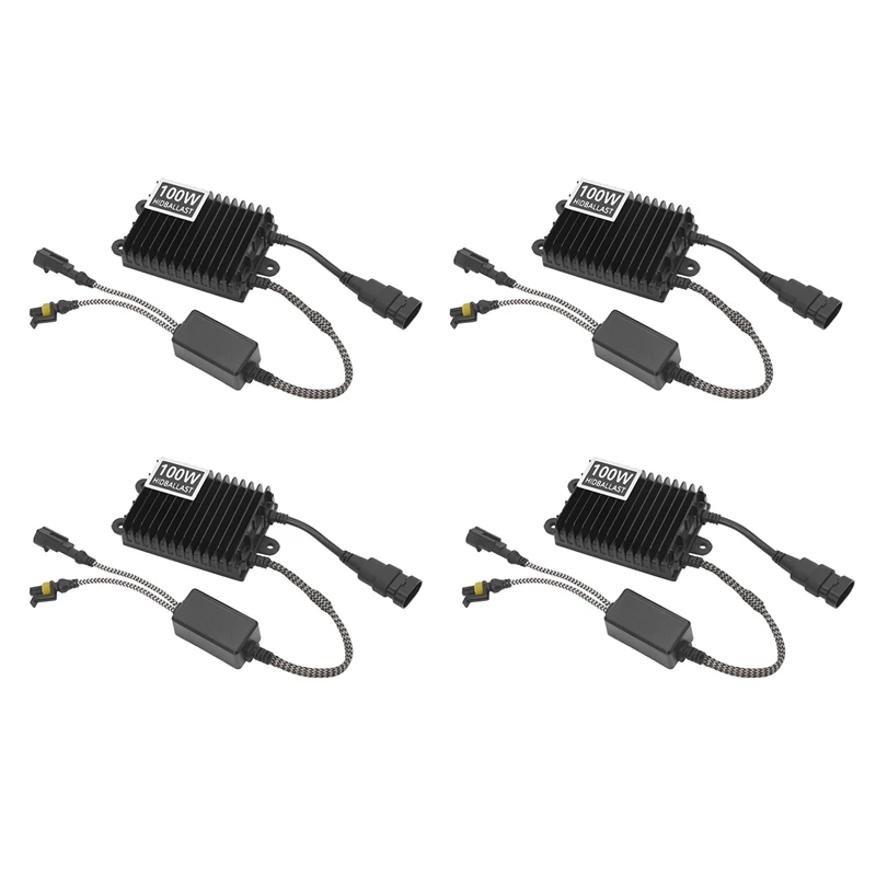 

4X 12V Slim 100W Hid балласт, сменный ксеноновый балласт, быстрый старт, ультратонкий